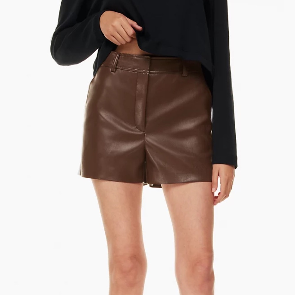 Aritzia Agency Leather Short